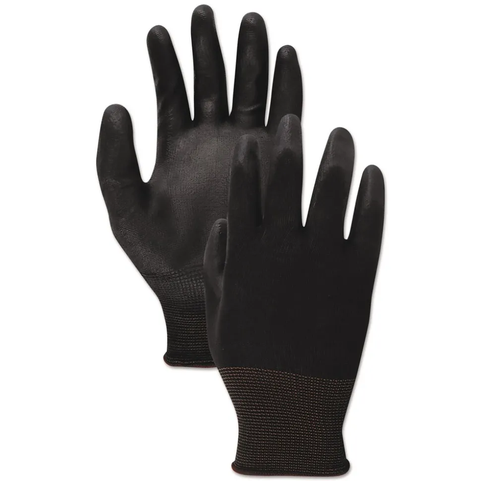 Boardwalk Palm Coated HPPE Gloves - X-Large Size 10/Salt and Pepper/Black (1-Dozen)