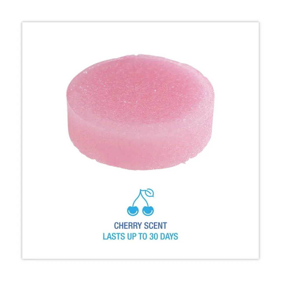 Boardwalk 4PBP012I144M202143000 12 Blocks/Box 4 oz. Cherry Fragrance Urinal Deodorizer Blocks
