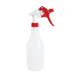 Boardwalk 24-Piece/Carton 8 in. Tube Trigger Sprayer for 16-24 oz. Bottles - Red/White