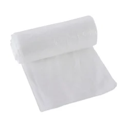 Boardwalk 1000-Piece/Carton High-Density 10-Gallon 6-Micron 24 in. x 23 in. Can Liners - Natural