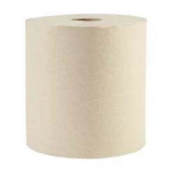 Boardwalk 1-Ply 8 in. x 800 ft. Green Xtra Roll Towels - Natural (6 Rolls/Carton)