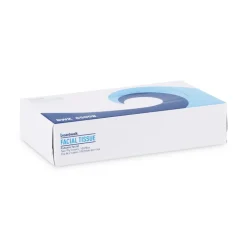 Boardwalk 2-Ply Office Packs Facial Tissue Flat Box - White (30/Carton)