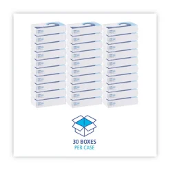 Boardwalk 2-Ply Office Packs Facial Tissue Flat Box - White (30/Carton)