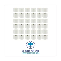 Boardwalk 2-Ply OptiCore Green Xtra Septic Safe Controlled Bath Tissue - White (36/Carton)