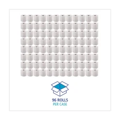 Boardwalk 1-Ply Septic Safe Toilet Tissue - White (96/Carton)