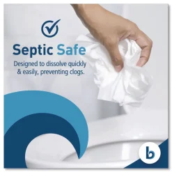 Boardwalk 2-Ply Septic Safe Toilet Tissue - White (96/Carton)