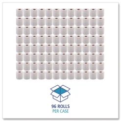 Boardwalk 2-Ply Standard Septic Safe 4 in. x 3 in. Toilet Tissue - White (96/Carton)