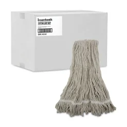 Boardwalk Pro Loop Web/Tailband Cotton Wet Mop Head (12/Carton)