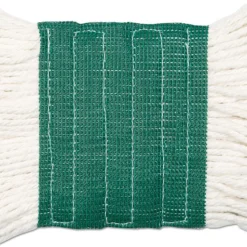 Boardwalk Super Loop Wet Mop Head with Cotton/Synthetic Fiber and 5 in. Headband - Medium, White (12/Carton)