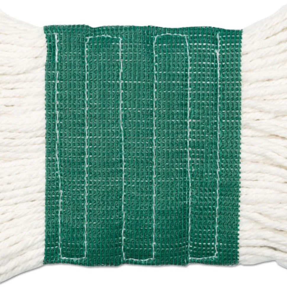 Boardwalk Super Loop Wet Mop Head with Cotton/Synthetic Fiber and 5 in. Headband - Medium, White (12/Carton)