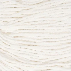 Boardwalk Super Loop Wet Mop Head with Cotton/Synthetic Fiber and 5 in. Headband - Medium, White (12/Carton)