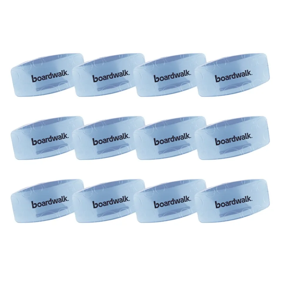Boardwalk Toilet Bowl Clip - Cotton Blossom Scent, Blue (12/Box)