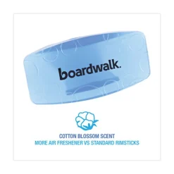 Boardwalk Toilet Bowl Clip - Cotton Blossom Scent, Blue (12/Box)