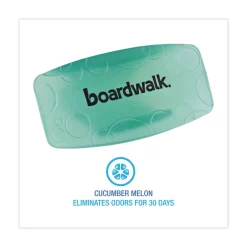 Boardwalk Toilet Bowl Clip - Cucumber Melon Scent, Green (12/Box)