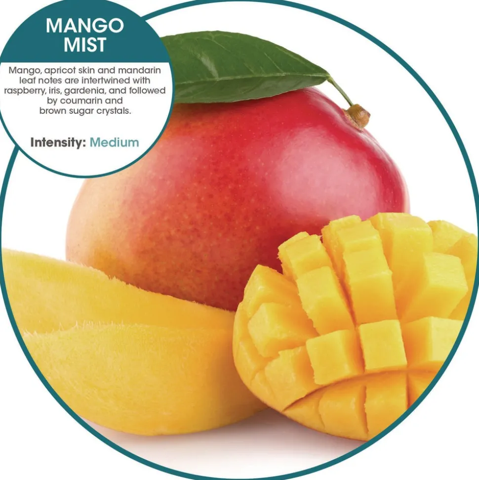 Boardwalk WCBX-P-010I010I-04-AAS80- 0.11 oz WCBasix Urinal Screen - Mango Mist Scent, Orange (10/Box)