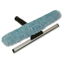 Boardwalk Window Cleaning Kit, 12-in Wide Combo Washer/Squeegee, 8 ft Extension Pole, 4-in Wide Scraper with 8-in Handle