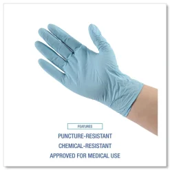 Boardwalk 382XLCTA 5 mil. Disposable Examination Nitrile Gloves - X-Large, Blue (1000/Carton)