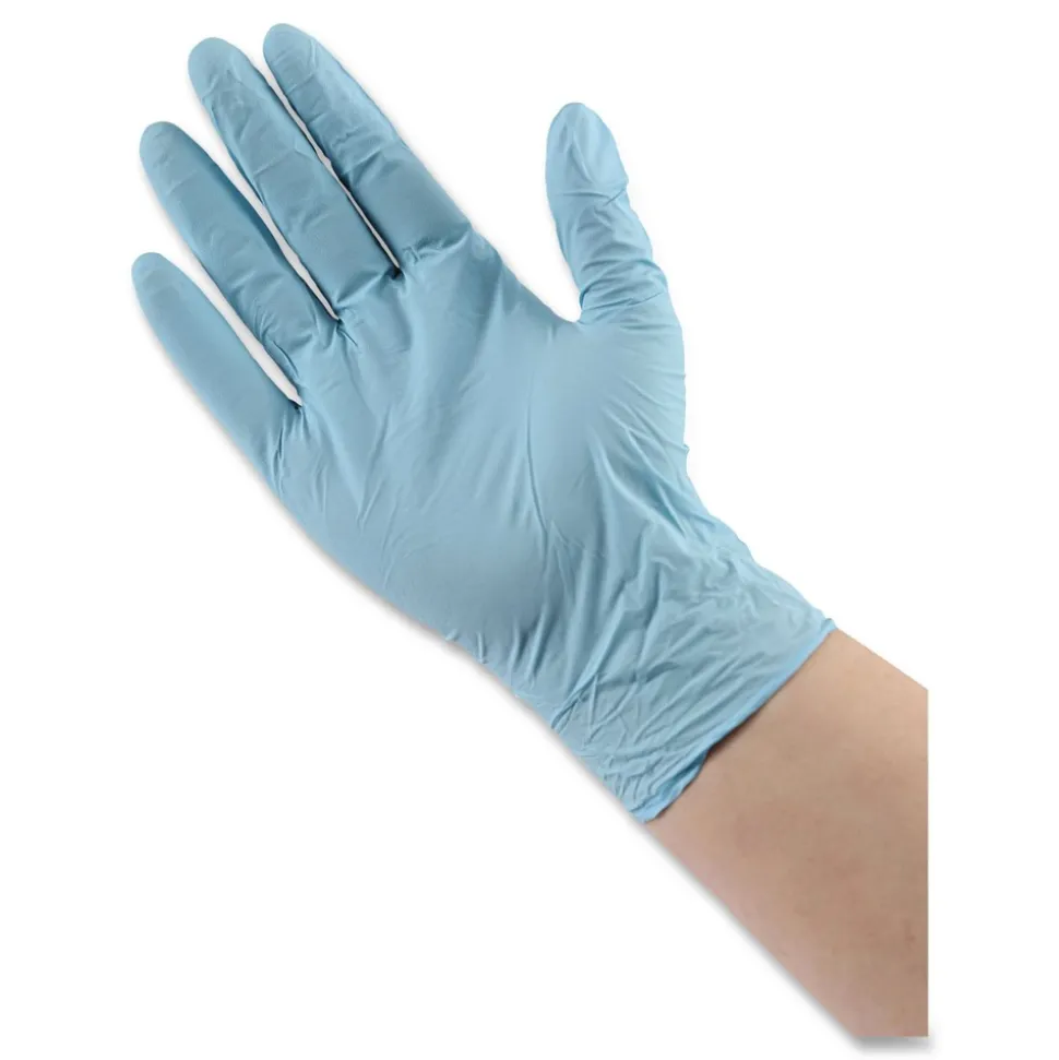 Boardwalk 382XLCTA 5 mil. Disposable Examination Nitrile Gloves - X-Large, Blue (1000/Carton)