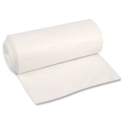 Boardwalk Z8048MNKR01 40 in. x 48 in. 45 gal. 12 mic High-Density Can Liners - Natural (250/Carton)