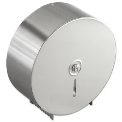 Bobrick 10-21/32 in. x 4-1/2 in. x 10-5/8 in. Jumbo Toilet Tissue Dispenser - Stainless Steel