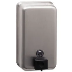Bobrick ClassicSeries 4.75 x 3.5 x 8.13 Surface-Mounted Soap Dispenser - Stainless Steel