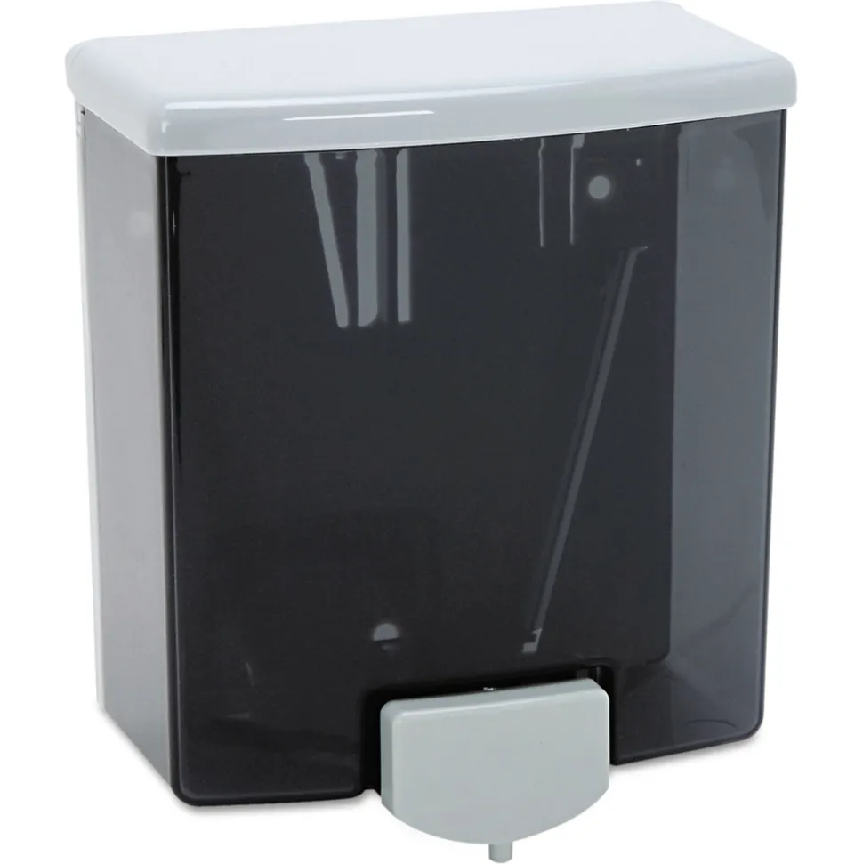Bobrick ClassicSeries Surface Mounted Liquid Soap Dispenser - Black/Gray