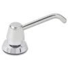 Bobrick Contura 3.31 in. x 4 in. x 17.63 in. 34 oz. Lavatory-Mounted Soap Dispenser - Chrome/Stainless Steel