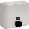 Bobrick ConturaSeries 7 in. x 3.31 in. x 6.13 in. 40 oz. Surface-Mounted Liquid Soap Dispenser - Stainless Steel Satin