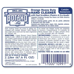 Boraxo 2 Liter Orange Heavy Duty Hand Cleaner Refill - Citrus Scent (4/Carton)