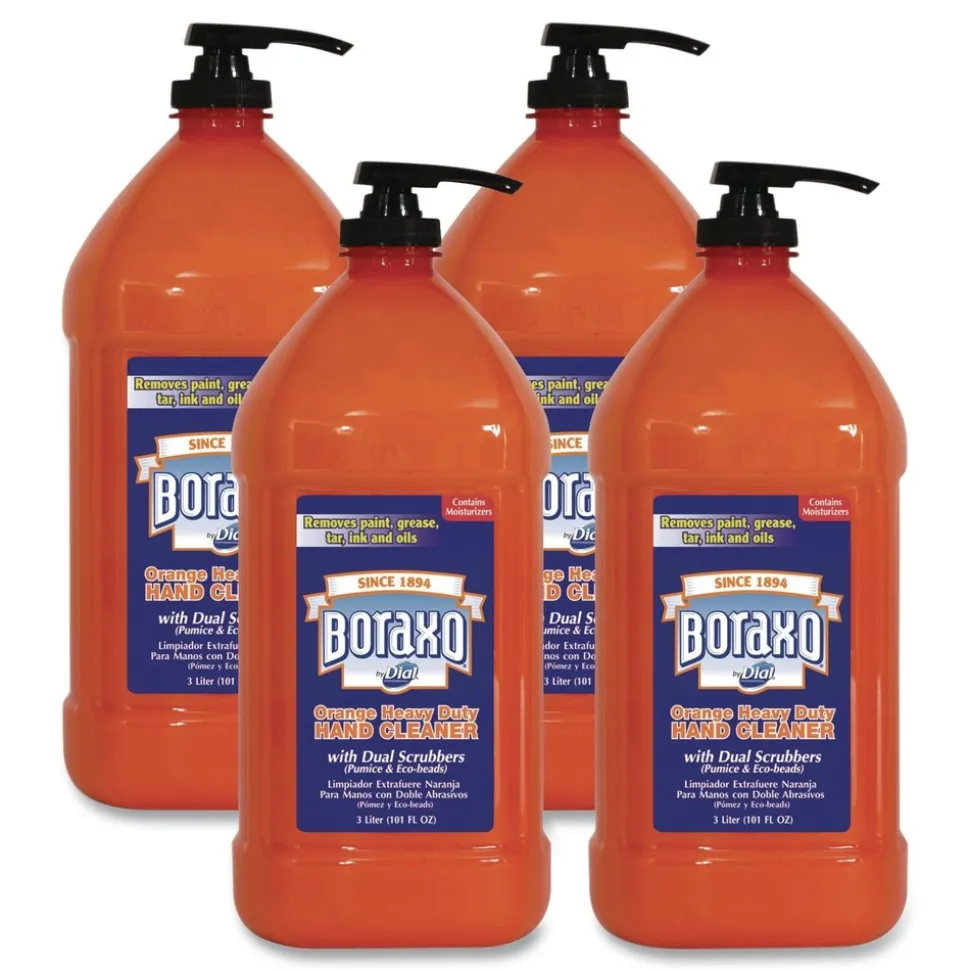 Boraxo 3 Liter Orange Heavy Duty Hand Cleaner - Citrus Scent (4/Carton)