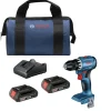 Bosch 18V Brushless Lithium-Ion 1/2 in. Cordless Compact Drill Driver Kit (2 Ah)