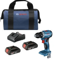 Bosch 18V Brushless Lithium-Ion 1/2 in. Cordless Compact Drill Driver Kit (2 Ah)