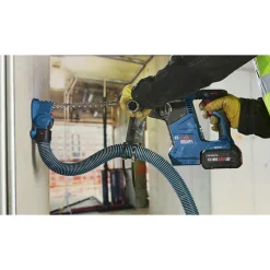 Bosch 18V Brushless Lithium-Ion 1 in. Cordless SDS-Plus Bulldog Rotary Hammer Kit with 2 Batteries (8 Ah)