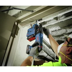 Bosch 18V Bulldog Brushless SDS-Plus Lithium-Ion 1 in. Cordless Rotary Hammer Kit with 2 Batteries (4 Ah)