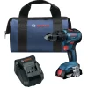 Bosch 18V EC Brushless Lithium-Ion 1/2 in. Cordless Hammer Drill Driver Kit (2 Ah)