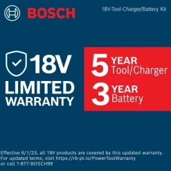 Bosch 18V EC Brushless Lithium-Ion 1/2 in. Cordless Hammer Drill Driver Kit (2 Ah)