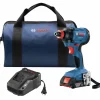 Bosch 18V Freak Lithium-Ion 1/4 in. and 1/2 in. Cordless Two-In-One Bit/Socket Impact Driver Kit (2 Ah)