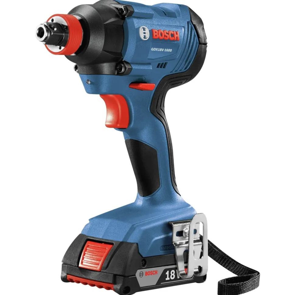 Bosch 18V Freak Lithium-Ion 1/4 in. and 1/2 in. Cordless Two-In-One Bit/Socket Impact Driver Kit (2 Ah)