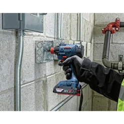 Bosch 18V Freak Lithium-Ion 1/4 in. and 1/2 in. Cordless Two-In-One Bit/Socket Impact Driver Kit (2 Ah)