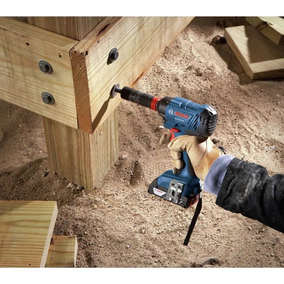 Bosch 18V Freak Lithium-Ion 1/4 in. and 1/2 in. Cordless Two-In-One Bit/Socket Impact Driver Kit (2 Ah)