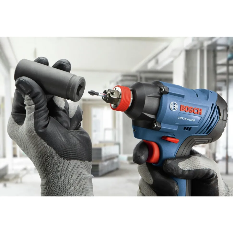 Bosch 18V Freak Lithium-Ion 1/4 in. and 1/2 in. Cordless Two-In-One Bit/Socket Impact Driver Kit (2 Ah)