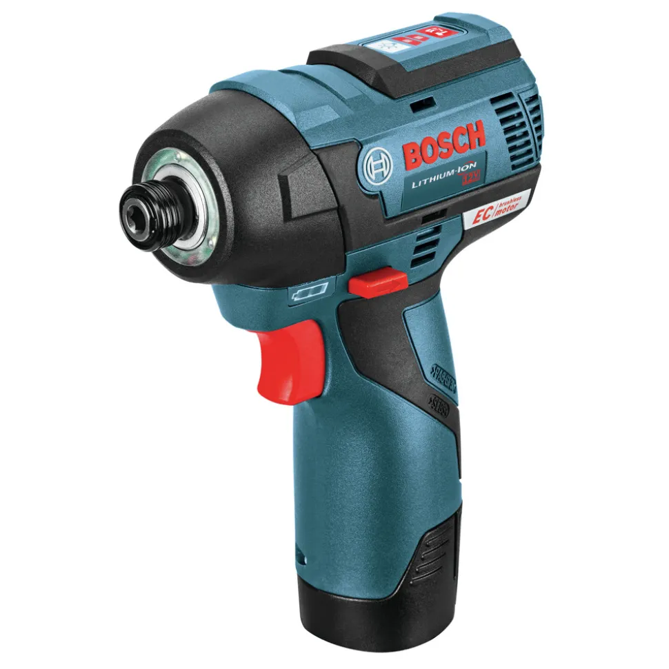 Bosch 12V MAX Brushless Lithium-Ion 3/8 in. Cordless Drill Driver/1/4 in. Hex impact Driver Combo Kit (2 Ah)