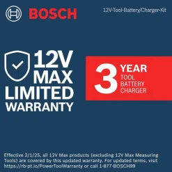 Bosch 12V MAX Compact Lithium-Ion Cordless Impact Driver Kit (2 Ah)