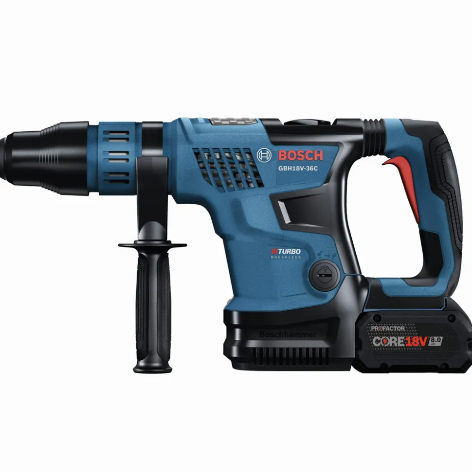 Bosch 18V PROFACTOR Brushless Lithium-Ion 1-9/16 in. Cordless Connected-Ready SDS-max Rotary Hammer Kit (8 Ah)