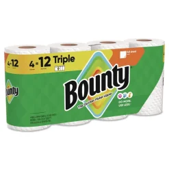 Bounty 10.5 in. x 11 in. 2-Ply Kitchen Roll Paper Towels - White (24/Carton)
