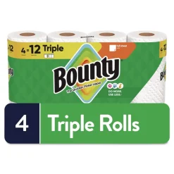 Bounty 10.5 in. x 11 in. 2-Ply Kitchen Roll Paper Towels - White (24/Carton)