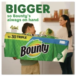Bounty 10.5 in. x 11 in. 2-Ply Kitchen Roll Paper Towels - White (24/Carton)