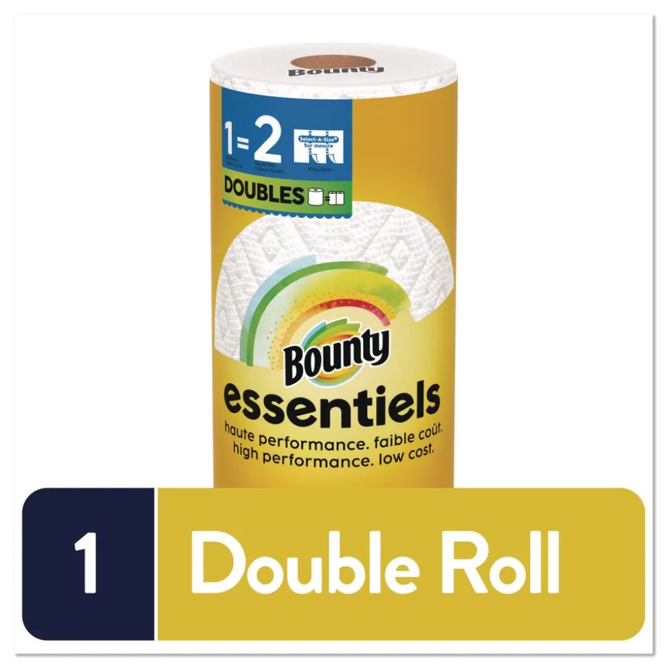 Bounty Essentials Select-A-Size Kitchen Roll Paper Towels 2-Ply 108 Sheets/Roll 24 Rolls/Carton