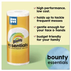 Bounty Essentials Select-A-Size Kitchen Roll Paper Towels 2-Ply 108 Sheets/Roll 24 Rolls/Carton