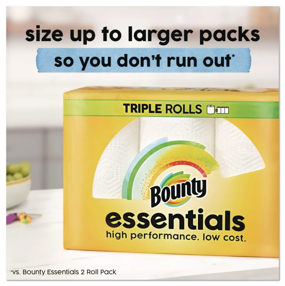 Bounty Essentials Select-A-Size Kitchen Roll Paper Towels 2-Ply 108 Sheets/Roll 24 Rolls/Carton